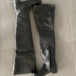Stuart Weitzman thigh high leather boots